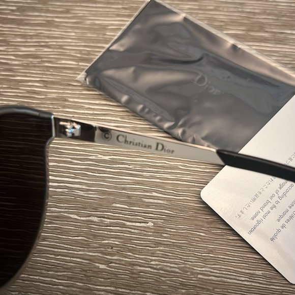 CHRISTIAN DIOR SYMMETRIC PINK MARBLE EFFECT SUNGLASSES - Picture 6 of 9